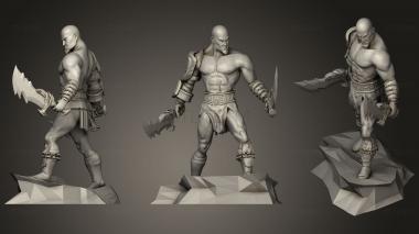 3D model Kratos   God Of War (STL)